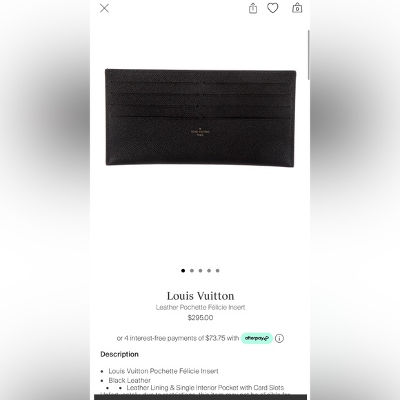 Louis Vuitton felicite pochette bag inserts - Picture 7 of 8